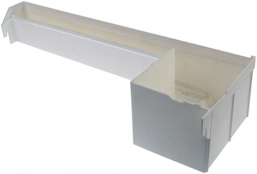  Vas pentru dozatorul de înghețată L 697mm L 230mm Î 150mm alb - 696682