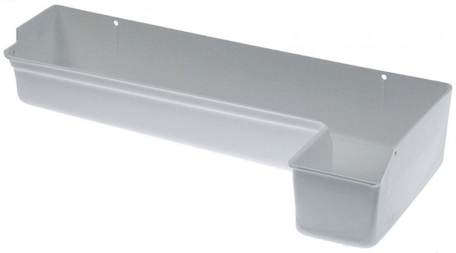  Vas pentru dozatorul de înghețată L 490mm L 250mm alb - 696753