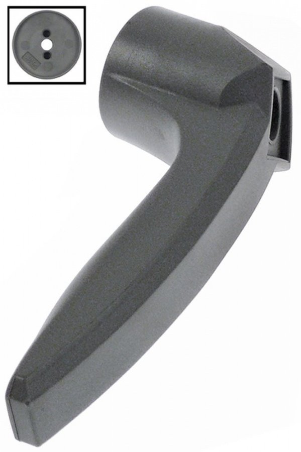 Mâner ușă plastic gri Î 55mm L 142mm L 36mm pentru cuptor combinat cu aburi - 696815