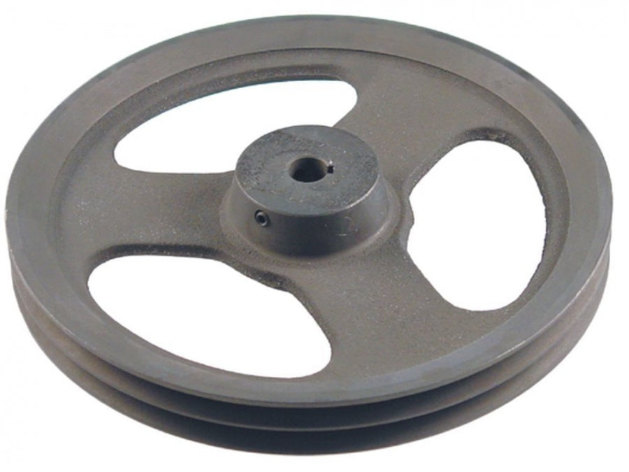 V-belt pulley double disc ø 308mm shaft intake ø 20mm groove depth 14mm - 697011