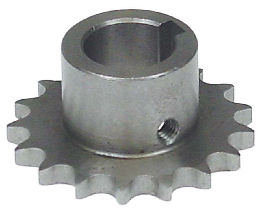 Sprocket-wheel DIN/ISO 06 B-1 splitting 3/8" teeth 17 shaft intake ø 20mm H 25mm NT05-10 - 697061