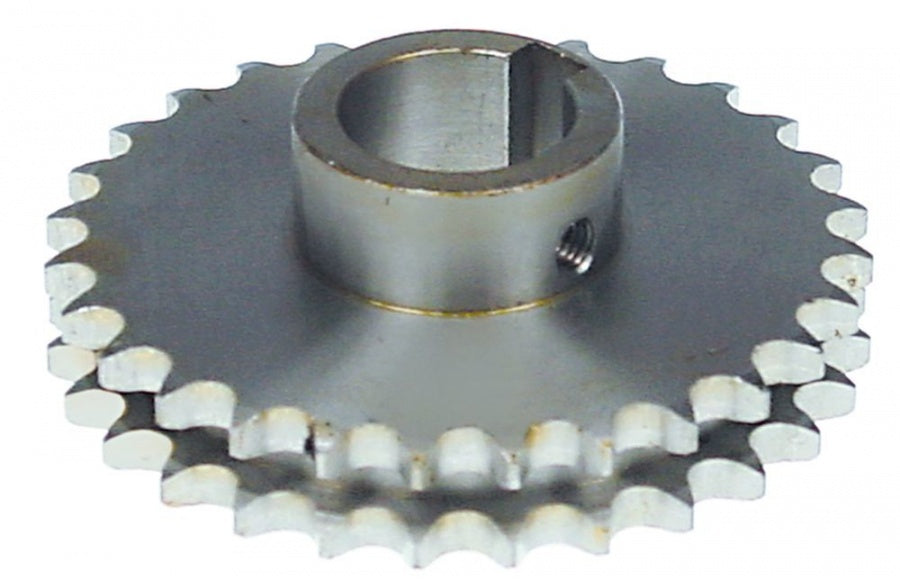 Sprocket-wheel DIN/ISO 06 B-2 splitting 3/8" teeth 28 shaft intake ø 25mm H 30mm NT40-50-70 - 697063