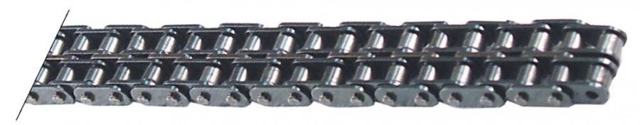 Lanț DIN/ISO 06 B-2 diviziune 3/8" zale 51 dublu ø role 6,35mm lățime interioară 5,72mm - 697079