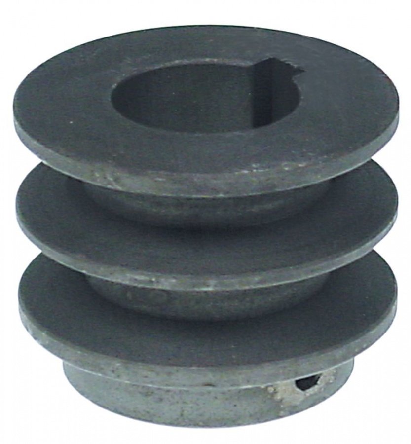  V-belt pulley double disc ø 45mm shaft intake ø 28mm groove depth 10mm - 697094