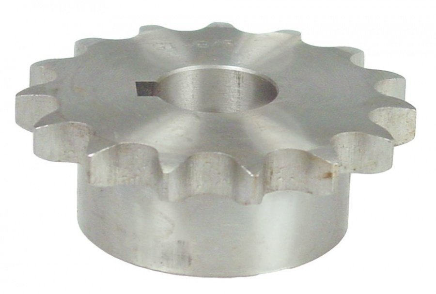 Sprocket-wheel DIN/ISO 10 B-1 splitting 5/8" teeth 15 shaft intake ø 25mm H 30mm 50 S-C-F - 697214