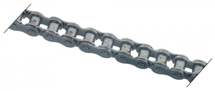 Lanț DIN/ISO 10 B-1 diviziune 5/8" / 15,875mm zale 33 simplu ø role 1016mm - 697221