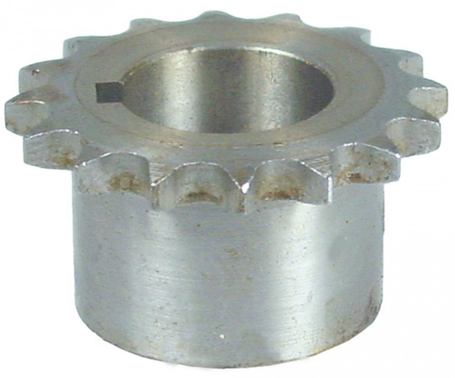  Sprocket-wheel DIN/ISO 06 B-1 splitting 3/8" teeth 16 shaft intake ø 25mm H 28mm 25-38 S-C-F - 697241