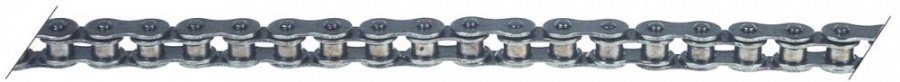 Lanț DIN/ISO 05 B-1 diviziune 8mm zale 72 simplu ø role 5mm lățime interioară 3mm - 697260