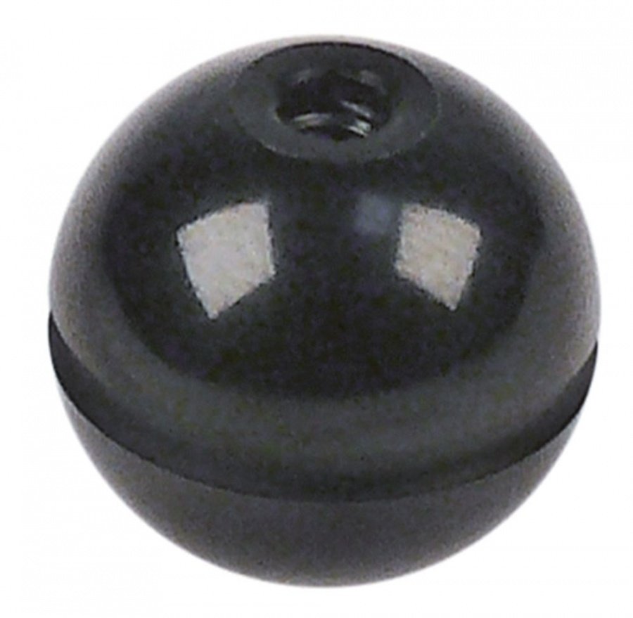 Ball handle thread M4 ø 20mm black - 697346