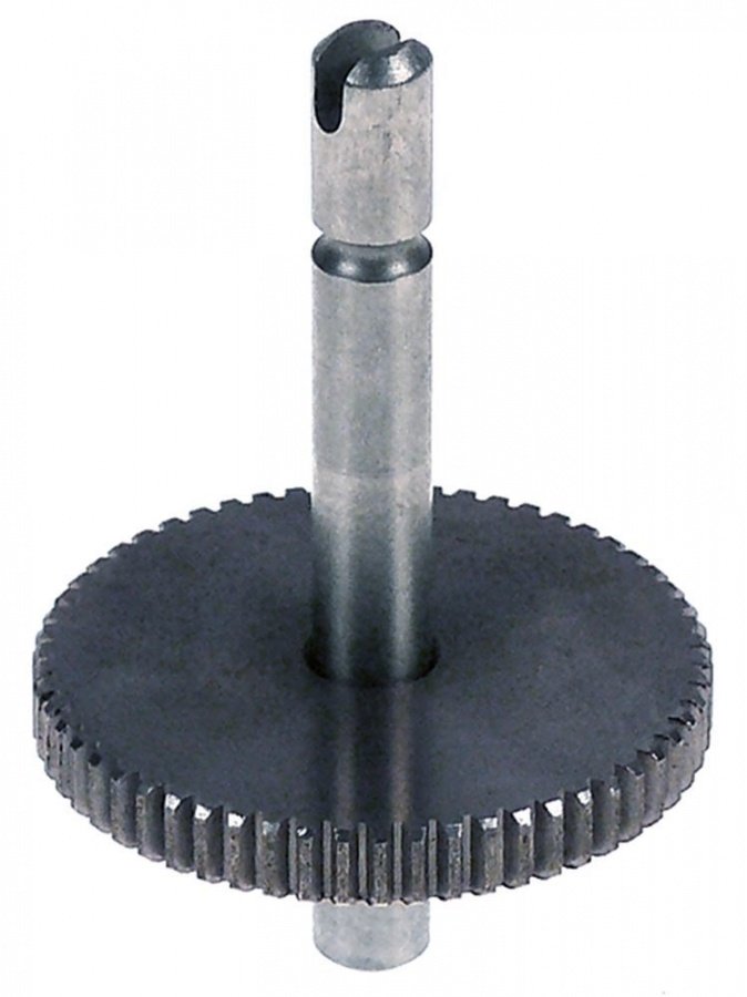  Gear wheel single shaft ø 8mm shaft L 70mm with spindle FM3 - 697404