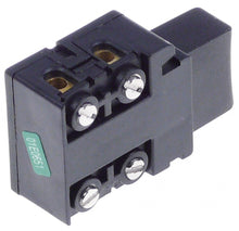 Momentary push switch mounting measurements 29x29mm square black 2NO - 697414