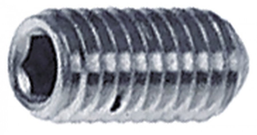 Șurub fără cap DIN 914/ISO 4027 filet M5 L 10mm oțel inoxidabil DC 2,5 cu vârf P 1bucată - 697417