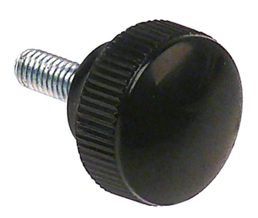 Șurub de fixare filet M6 ø mâner 25mm negru L 15mm - 697428