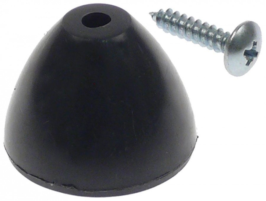 Picior cauciuc ø 35mm Î 26mm ø perforare 5mm P 1bucată - 697433