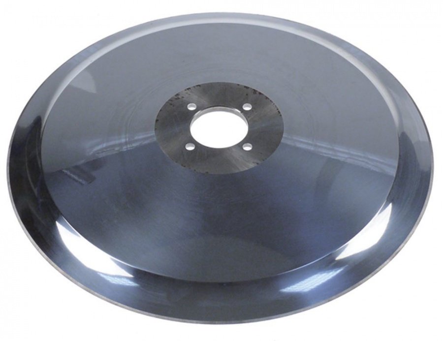 Cutit lama pentru feliator ext. ø 300 mm, int. ø 40 mm, cu 4 gauri de fixare, INOX C45 - 697451