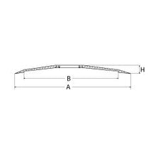  Slicing machine blades stainless steel ID ø 254mm ED ø 330mm H 22,5mm seat ø 57mm 4 hole - 697563