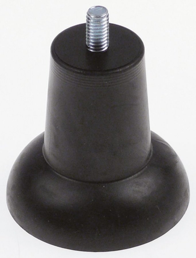 Equipment foot thread M6 ø 48mm H 48mm thread L 11mm Qty 1 pcs - 697788