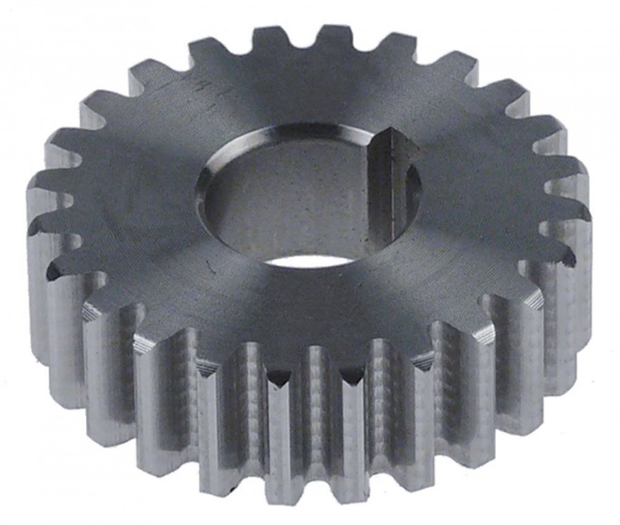  Pinion reductor oțel ø 39mm L 12mm pentru transmisie orificiu ax ø 14mm dinți 24 - 697793