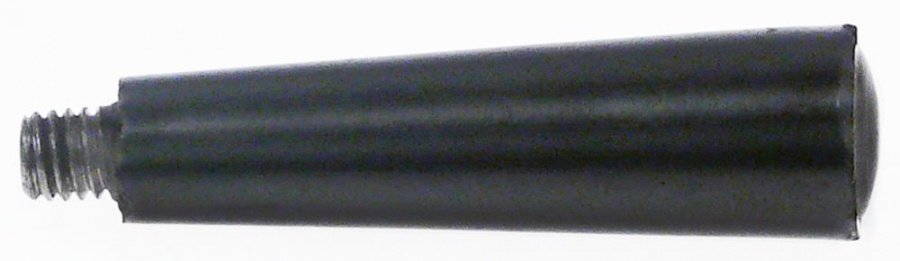  Cone handle M6x1 ø 13mm L 53mm thread length 6mm plastic black - 697834