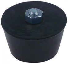 Equipment foot thread M8 H 28mm thread L 10mm D1 ø 50mm D2 ø 38mm - 697849