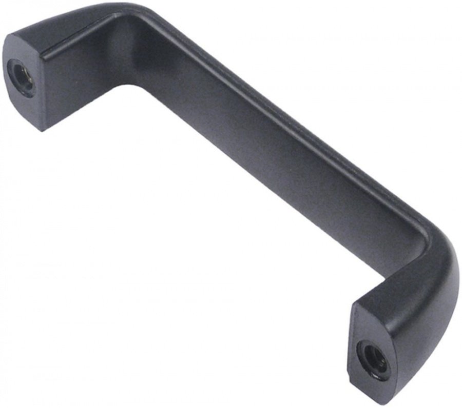 Handle L 150mm H 38mm mounting distance 135mm M6 W 30mm black matt - 697944