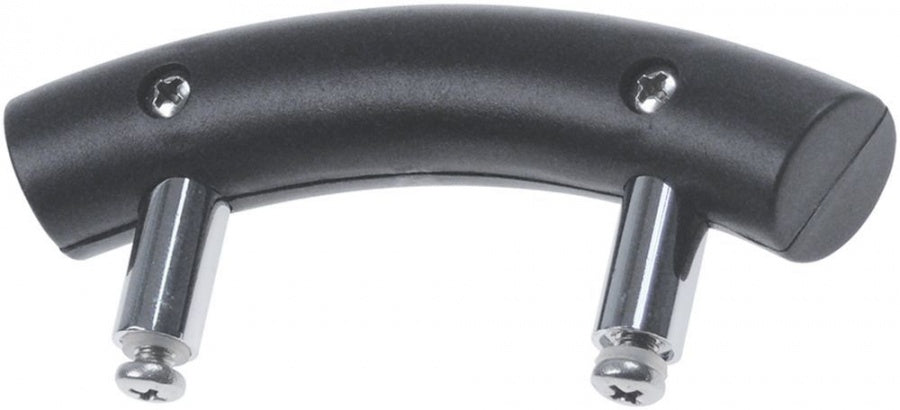 Handle L 107mm H 20mm mounting distance 60mm for container ø 20mm W 46mm black - 697997