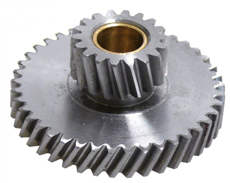 Pinion ø 32/70mm L 30mm dublu orificiu ax ø 15mm dinți 18/41 pentru mașina de tocat mod 12-22 - 698028