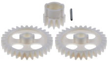 Gear wheel pair set shaft intake ø 14mm teeth 12/30 plastic tooth width 14mm - 698256