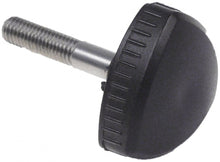  Locking screw thread M8 thread length 26mm handle ø 47mm black plastic - 698296