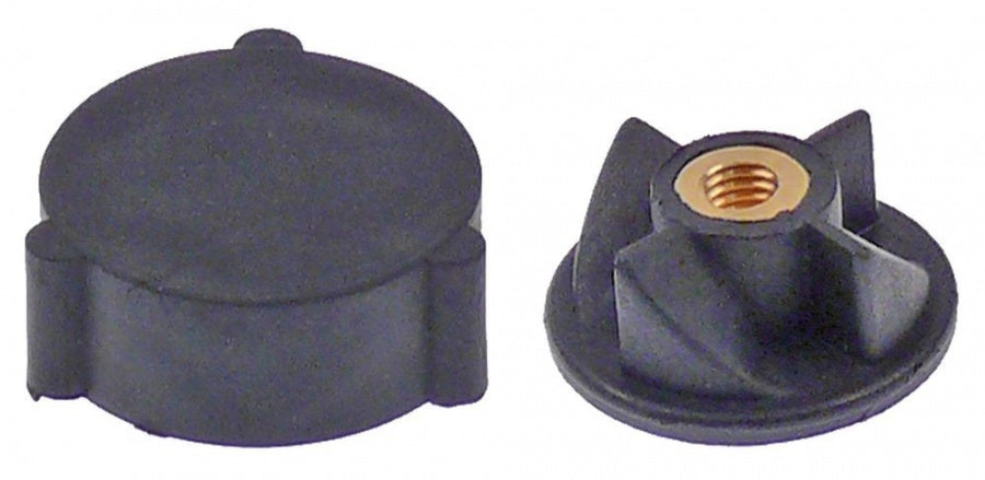 Cuplaj ø 30 mm, H 16 mm, filet M6, cu 4 dinti, din plastic - 698401