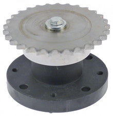  Pinion pentru lant Î 107mm cu suport lagăr și ax orificiu ax ø 30mm dinți 29 diviziune 1/2" - 698415