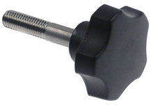  Locking screw M10x1,5 thread length 53mm handle ø 50mm black plastic/SS - 698515