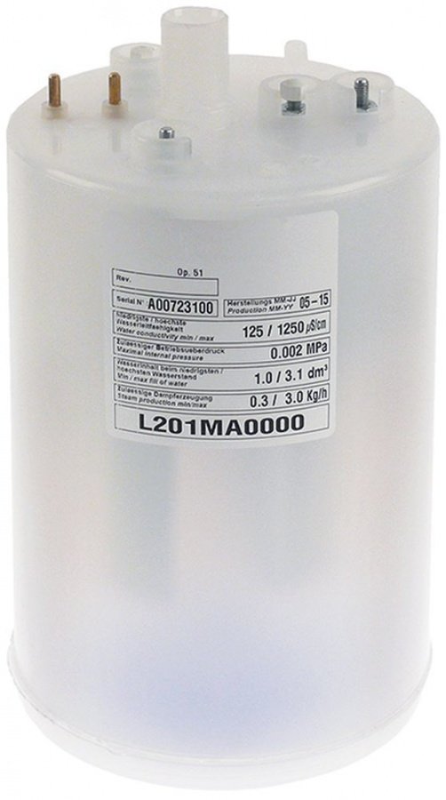 Humidifier type L201MA0000 H 28mm ø 160mm conductivity 125-1250µS/cm² 1 phase incl. gasket - 698567