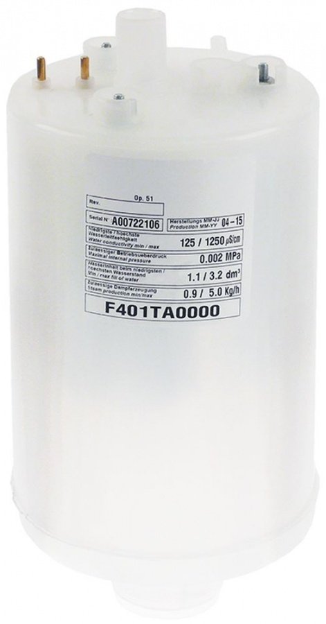 Humidifier type F401TA0000 H 300mm ø 150mm conductivity 125-1250µS/cm² 1 phase incl. gasket - 698569