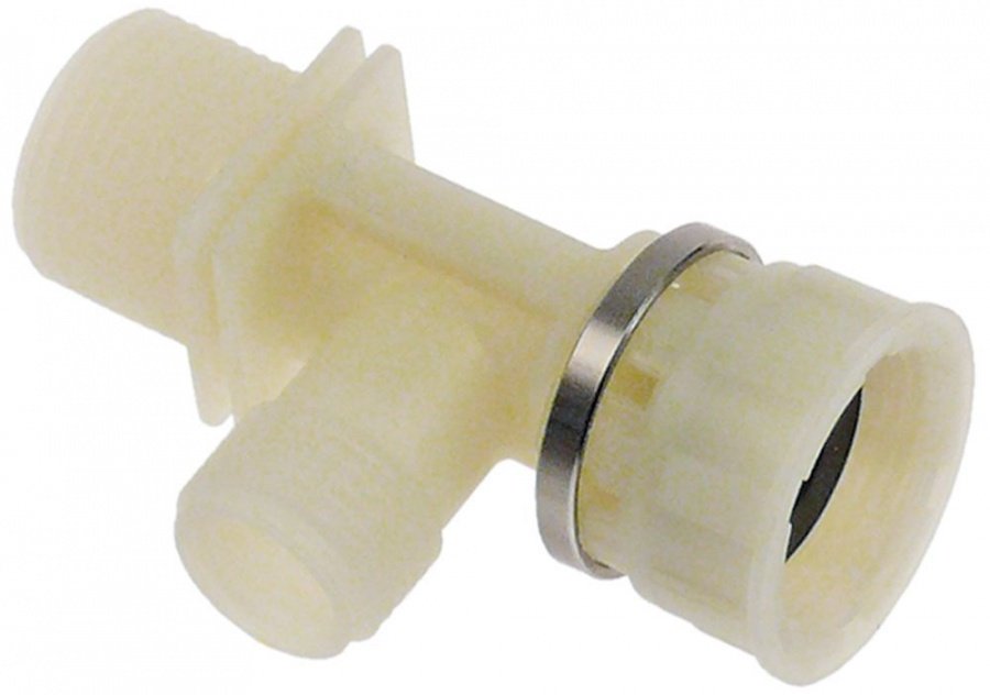 Racord T cu filet ext. 3/4"-1/2" int. 3/4" material plastic - 698612