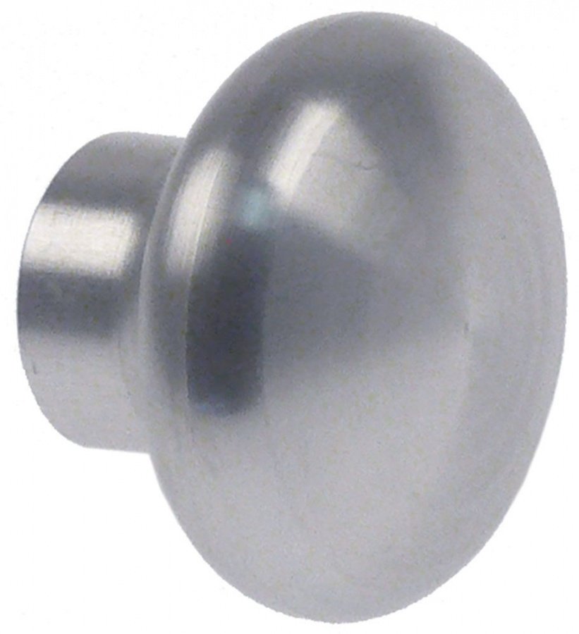 Mushroom cap handle thread M6 handle ø 34mm L 25mm aluminium - 698641