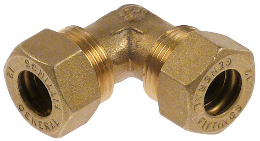  Angle piece thread 1/2" tube ø 12mm brass - 698714