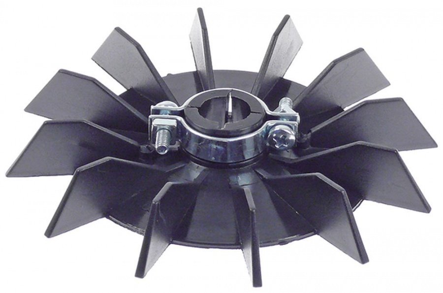 Pală de ventilator ø 124mm Î 18mm orificiu ax ø 15mm plastic palete 12 - 698751