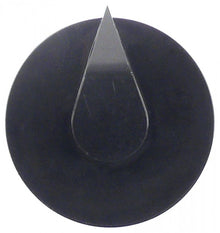 Buton ø 44 mm, ax ø 5x7 mm, negru - 698790