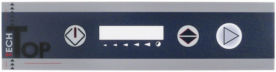 Folie panou frontal mașină de spălat vase Toptech 24-20GT L 225mm L 58mm - 698831