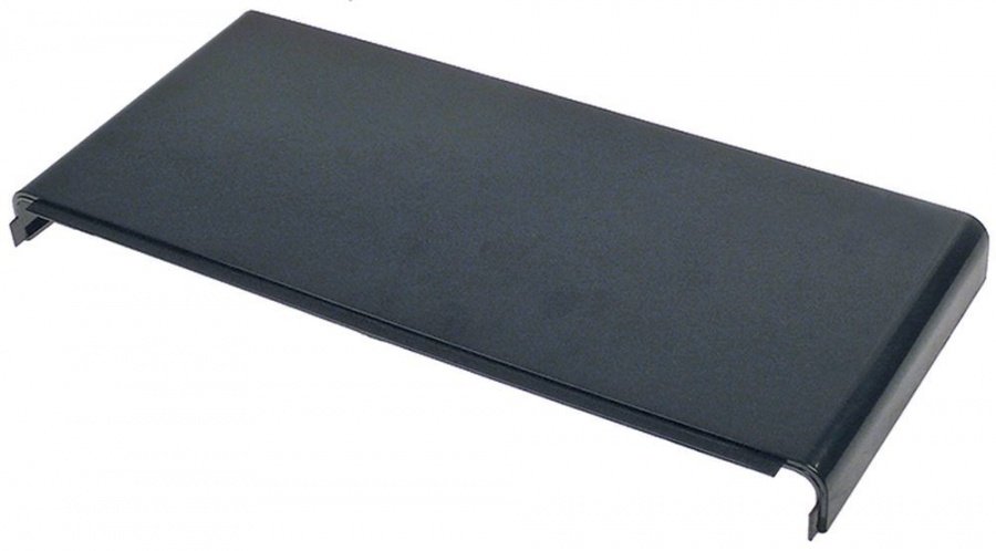 Panou frontal PM faȚĂ/spate negru L 427mm A 33mm Î 190mm plastic P 1bucată pentru vitrină - 698854