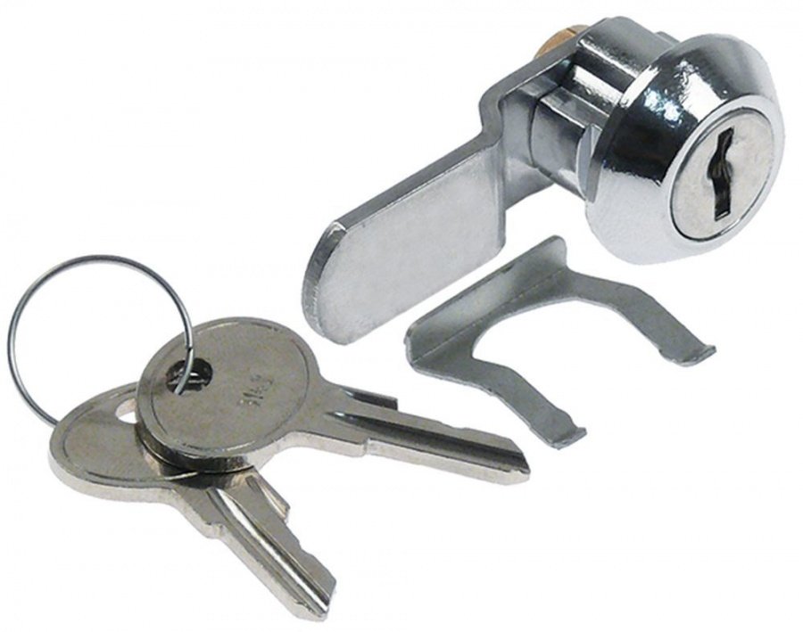 Butuc încuietoare filet M6 unghi de rotație 90° îndoit lungime zăvor 45mm lățime zăvor 13mm - 698988