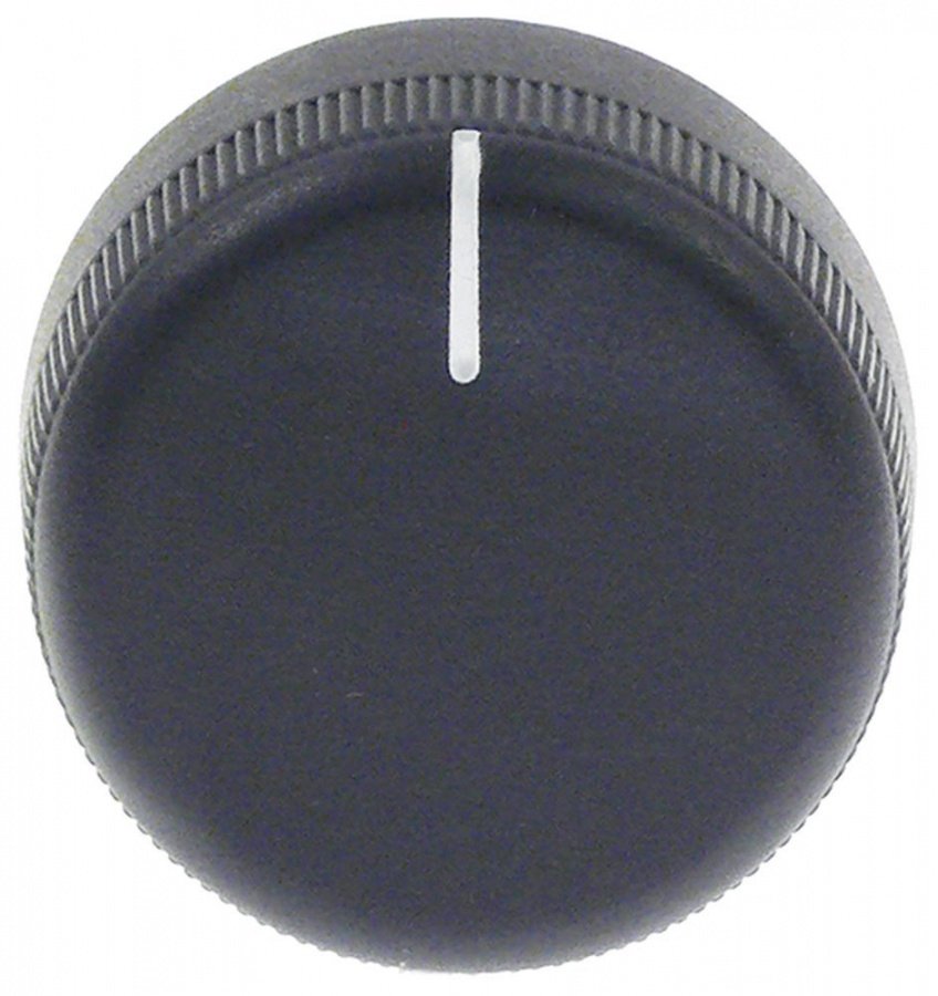 Buton poziție zero ø 42.5mm aplatizare stânga negru - 699162