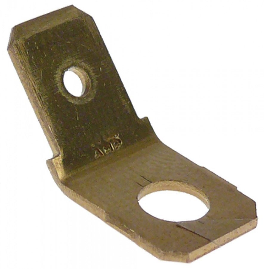 Papuc tată 6.3mm alamă, ø orificiu 4mm - 699267