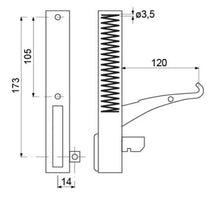 Balama usa cuptor - partea dreapta - 700007
