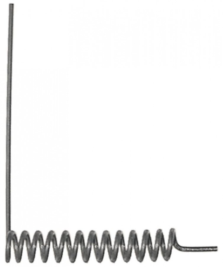 Torsion spring ø 18,2mm L2 150mm wire gauge ø 3,2mm mounting pos. left L1 100mm - 700023