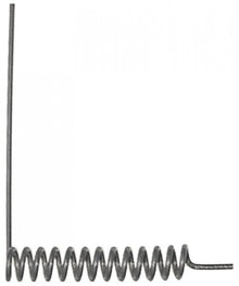 Torsion spring ø 18,2mm L2 150mm wire gauge ø 3,2mm mounting pos. left L1 100mm - 700023