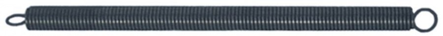 Tension spring ø 15mm total length 290mm wire gauge ø 2,3mm - 700031
