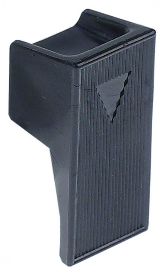Handle L 55mm W 23,5mm H 26,5mm mounting thread M4 plastic with spring spring length 14mm - 700046