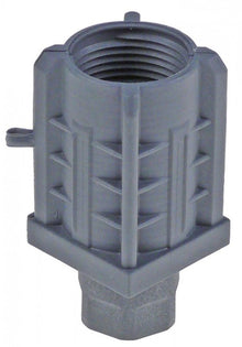 Equipment foot plastic H 17-55mm thickness 1-1.2mm pipe type 40x40 Qty 1pcs - 700108